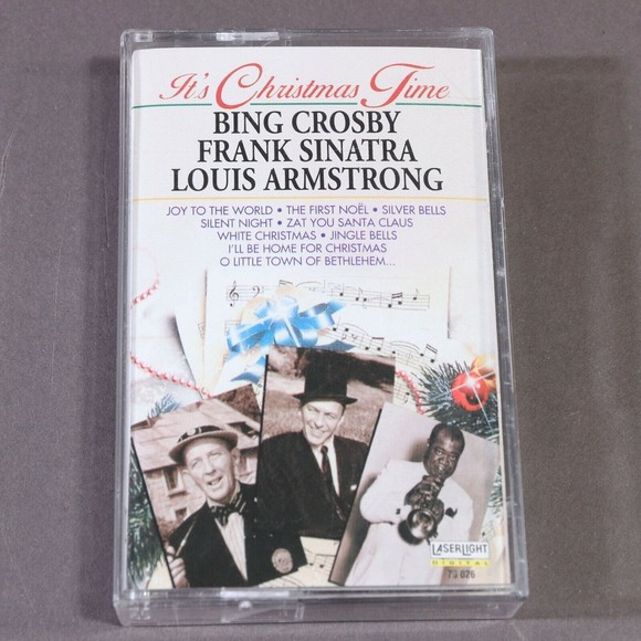 It's Christmas Time Bing Crosby Frank Sinatra Louis Armstrong Cassette Tape 1998 - Picture 1 of 6